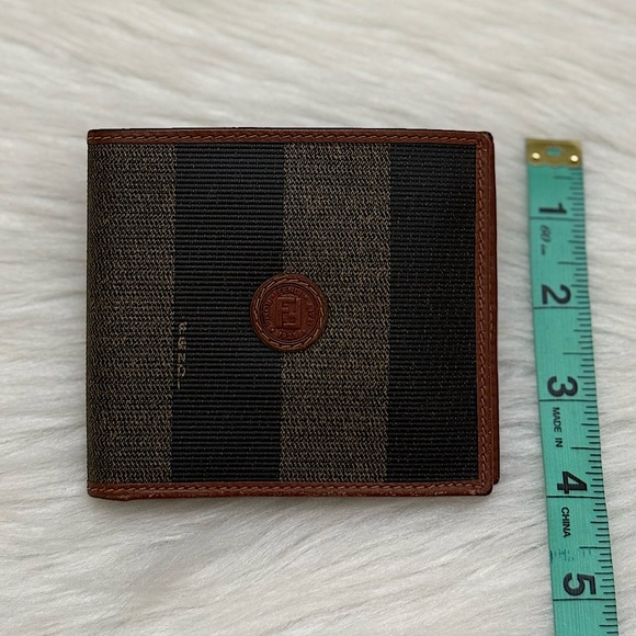 FENDI - PEQUIN STRIPE BI-FOLD WALLET - Picture 14 of 16